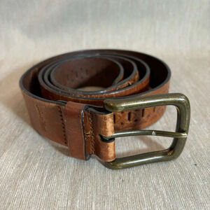 LEVI’S  STRAUSS Sz 42-44 Perforated & Braided Leather Belt
